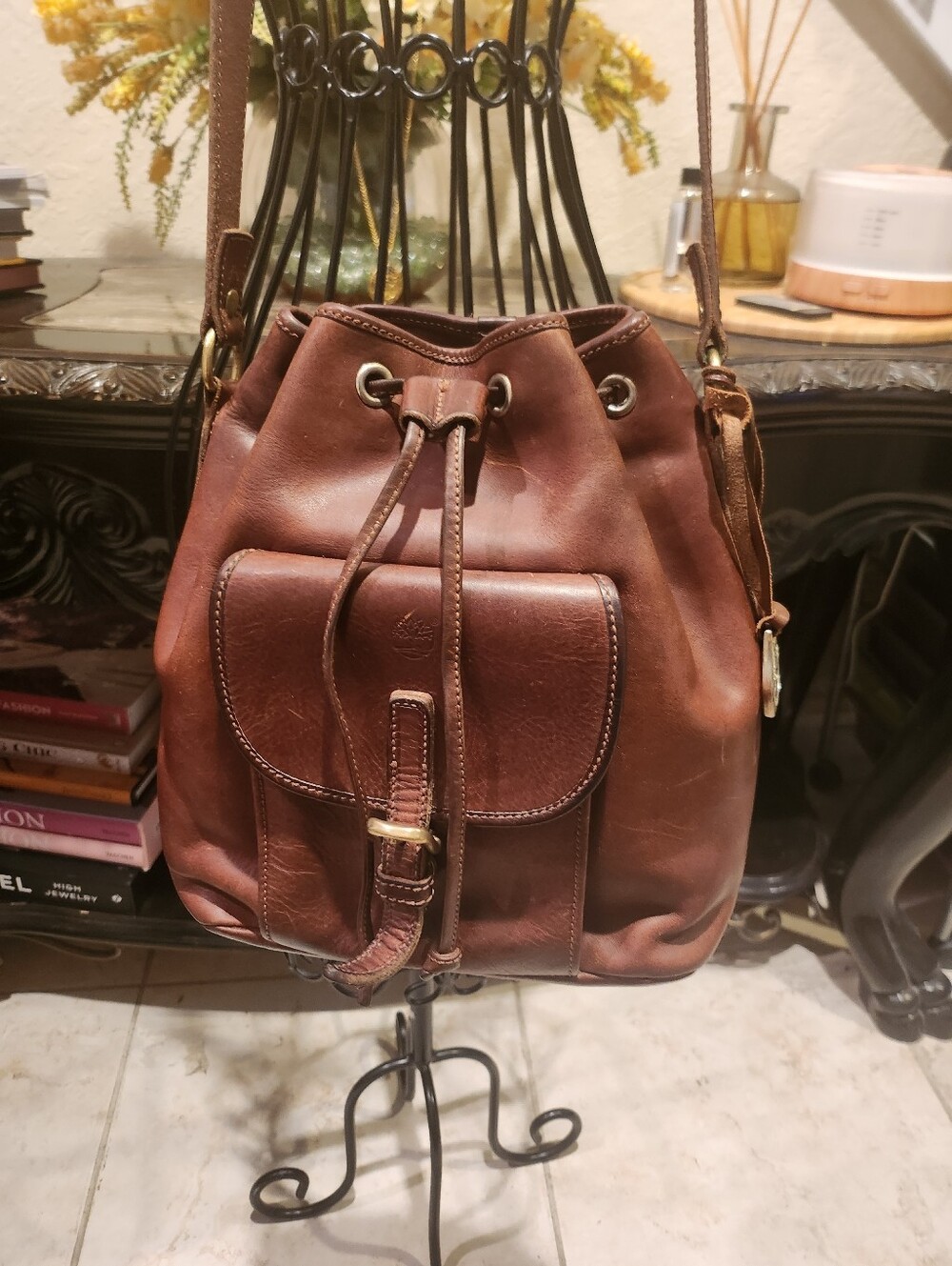 Timberland vintage Leather bag